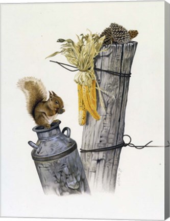 Framed Feeding Time Print