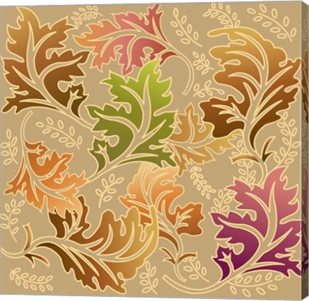 Framed Fall Flower V Print