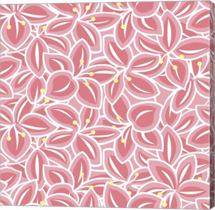 Framed Pretty &amp; Pink flower coordinate Print