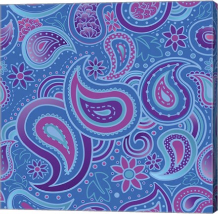 Framed Cool Paisley Print