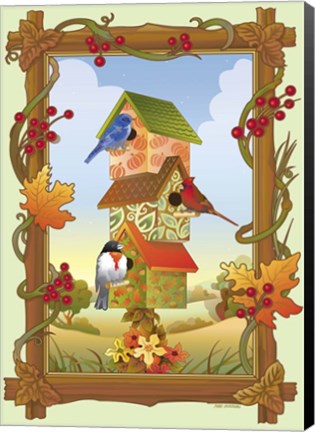 Framed Fall Triplex Print