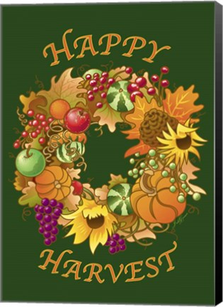 Framed Happy Harvest Print