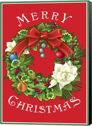 Framed Merry Christmas Print