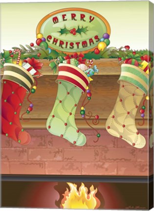 Framed Stockings were Hung? Print