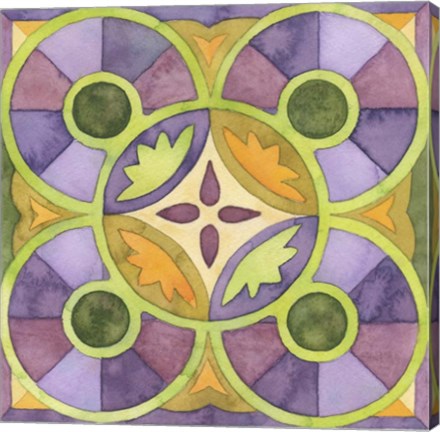 Framed Geometry &amp; Color 1 Print