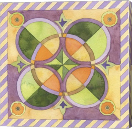 Framed Geometry &amp; Color 4 Print