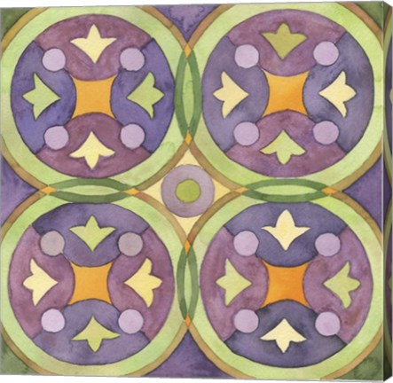 Framed Geometry &amp; Color 7 Print