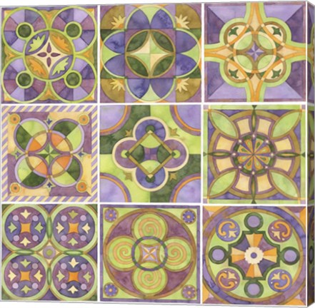 Framed Geometry &amp; Color Part 1 Print