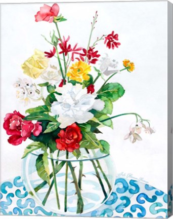 Framed Flowers From My Garden Print