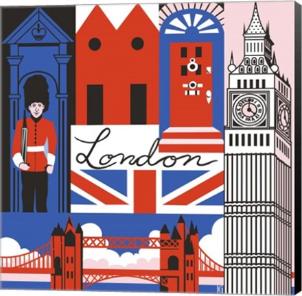 Framed London Print Print