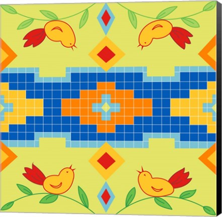 Framed Bird Square Print