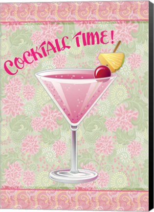 Framed Cocktail Time Print