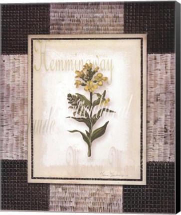 Framed Woven Garden II Print