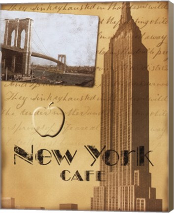 Framed New York Cafe Print