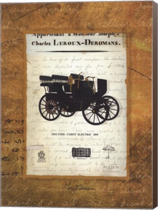 Framed Holtzer-Cabot 1895 Print