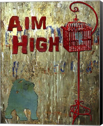 Framed Aim High Print