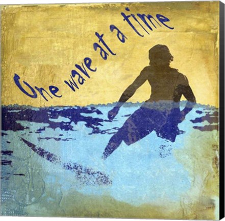 Framed Boy Surf Print