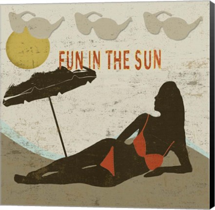 Framed Fun in the Sun Print