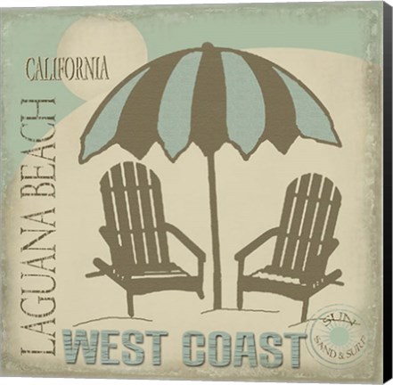 Framed Laguana Beach Print