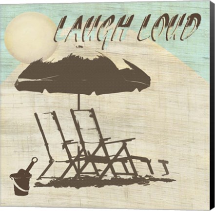 Framed Laugh Loud Print