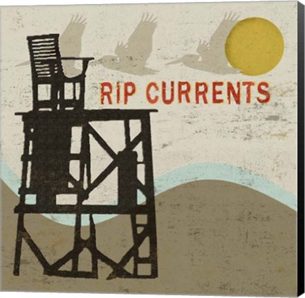 Framed Rip Currents Print