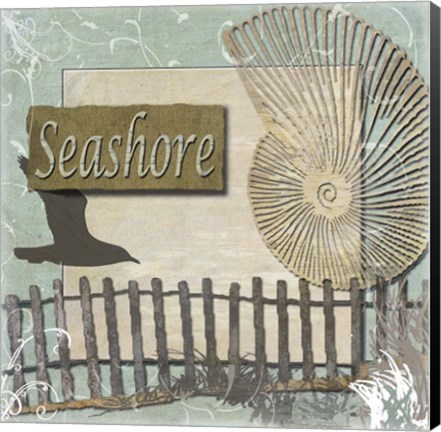 Framed Seashore Print