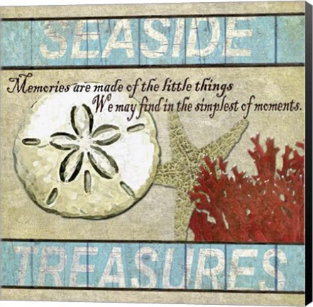 Framed Seaside Treasures Print