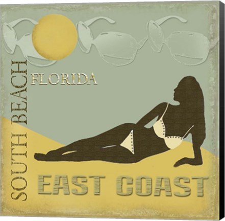 Framed South Beach Print
