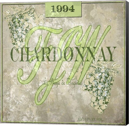 Framed FJW Chardonnay Print