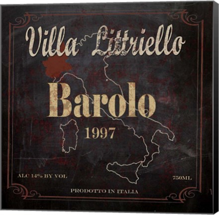 Framed Villa Littriello Print