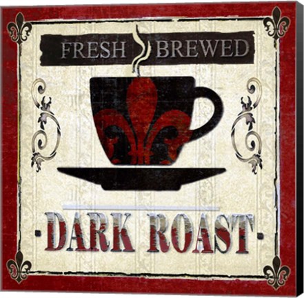 Framed Dark Roast Print