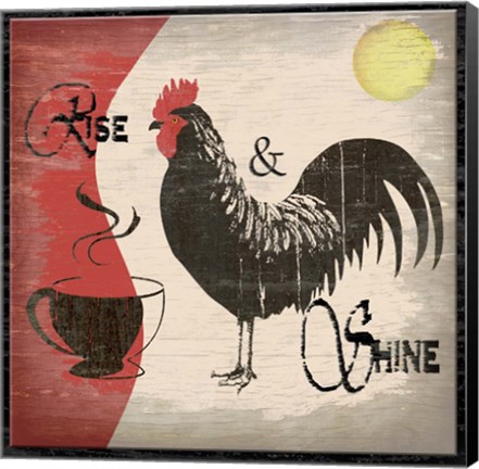 Framed Rise and Shine II Print