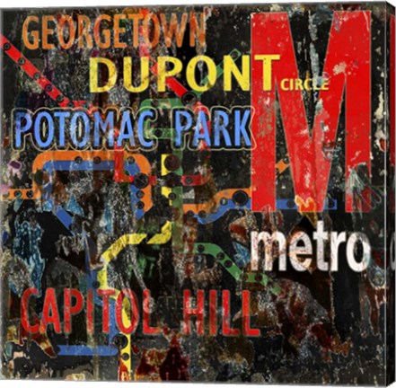 Framed Metro Print