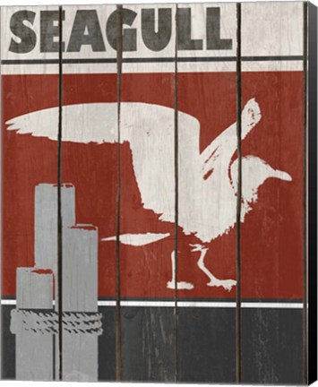Framed Seagull Print