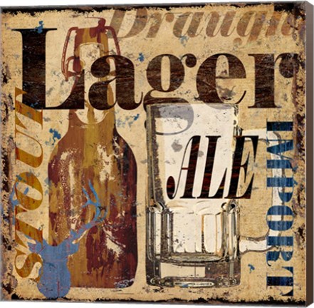 Framed Old Lager Print