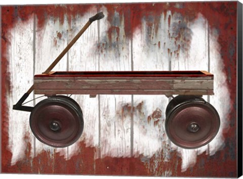 Framed Wagon Print