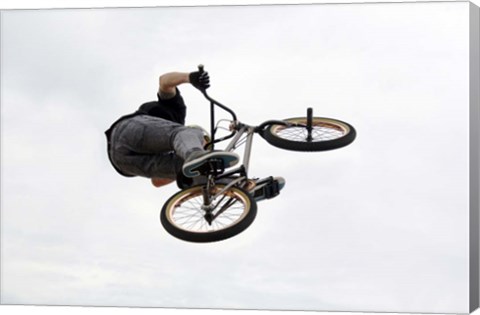 Framed BMX Above Print