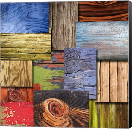 Framed Layered Wood Print