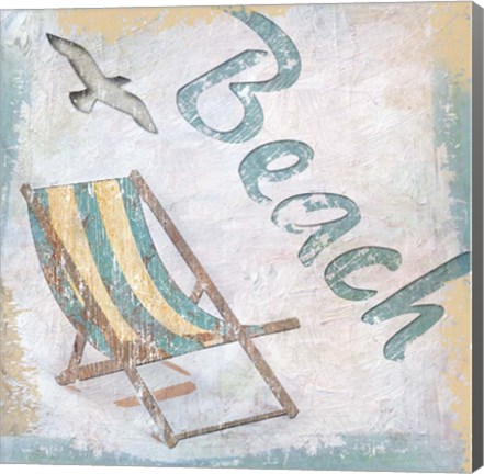 Framed Beach 2 Print