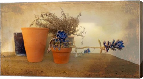 Framed Clay Pots b Print