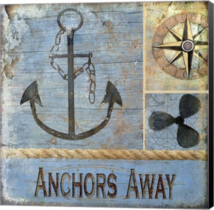 Framed Anchors Away Print