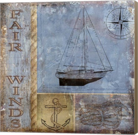 Framed Fair Winds Print
