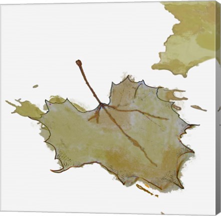 Framed Fall Leaf 2 Print