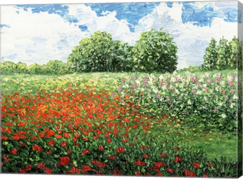 Framed Impressionists Garden Print