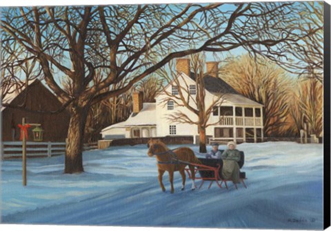 Framed Memories of Christmas Past Print