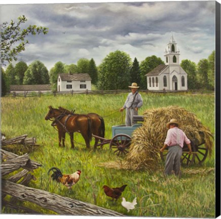 Framed Hay Print