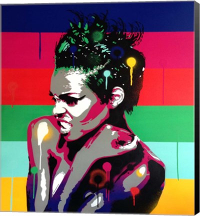 Framed Afro Punk 1 Print