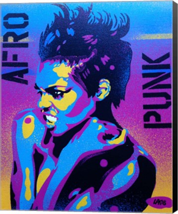 Framed Afro Punk 2 Print