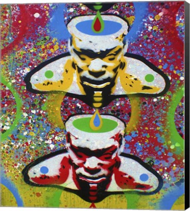 Framed Brain Soup 1 Print