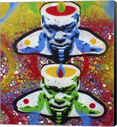 Framed Brain Soup 2 Print